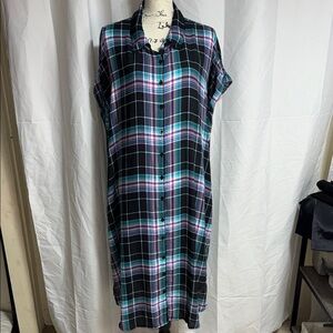 Torrid Plaid Kimono Dress